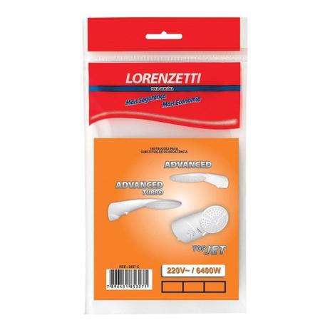 Resistência Chuveiro 3055P Advanced 4 Temperatura 220v 6400w - Lorenzetti Menor preço em Resistência Chuveiro 3055P Advanced 4 Temperatura 220v 6400w - Lorenzetti
