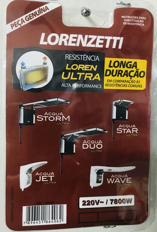 Resistência Ducha Acqua Storm / Star / Duo Ultra 220v Lorenzetti Menor preço em Resistência Ducha Acqua Storm / Star / Duo Ultra 220v Lorenzetti