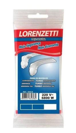 Resistência Duo Shower 220V 6800W 3060-B Lorenzetti Menor preço em Resistência Duo Shower 220V 6800W 3060-B Lorenzetti