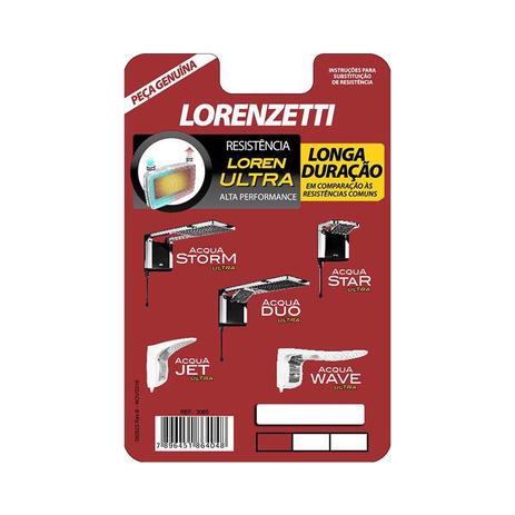 Resistência Lorenzetti 3065 5500W 127V Loren Ultra é boa?