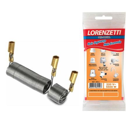 Resistência Lorenzetti Maxi Ducha 220V 5500W Menor preço em Resistência Lorenzetti Maxi Ducha 220V 5500W