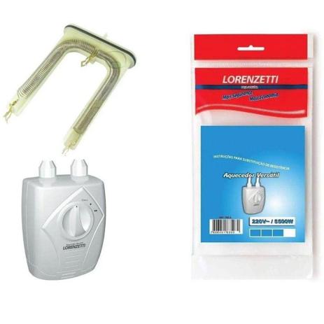 Resistencia Original do Aquecedor Versátil 220v 5500w Lorenzetti Menor preço em Resistencia Original do Aquecedor Versátil 220v 5500w Lorenzetti