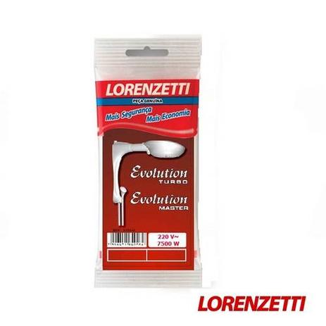 Resistência Para Ducha Evolution 220v 7.500w - Lorenzetti Menor preço em Resistência Para Ducha Evolution 220v 7.500w - Lorenzetti