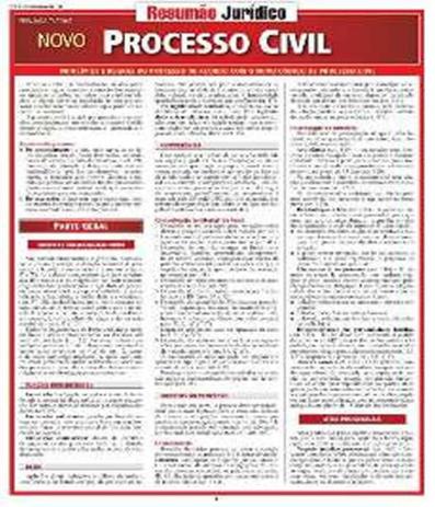 Resumao Juridico - Novo Processo Civil - Barros & fischer Menor preço em Resumao Juridico - Novo Processo Civil - Barros & fischer