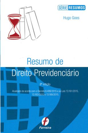 Resumo de Direito Previdenciário - Ferreira Menor preço em Resumo de Direito Previdenciário - Ferreira