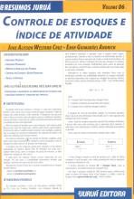 Resumos Juruá Contábil - Controle de Estoques e Índice de Atividade - Volume 06 Menor preço em Resumos Juruá Contábil - Controle de Estoques e Índice de Atividade - Volume 06