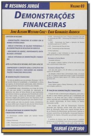 Resumos jurua - contabil - demonstracoes financeir Menor preço em Resumos jurua - contabil - demonstracoes financeir