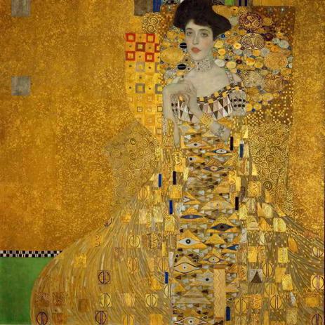Retrato de Adele Bloch - Gustav Klimt - Tela 60x60 Para Quadro - Santhatela é boa?