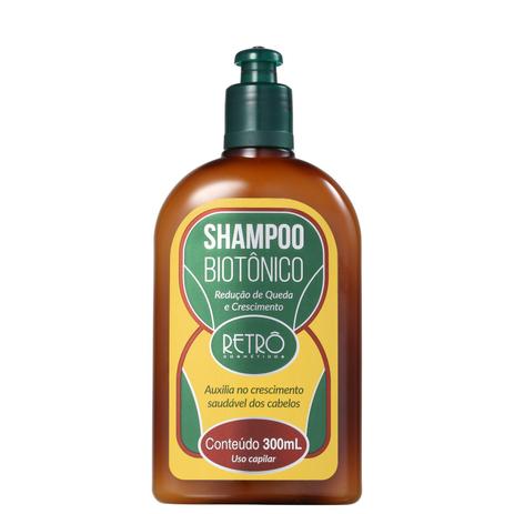 Retrô Cosméticos Biotônico - Shampoo 300ml Menor preço em Retrô Cosméticos Biotônico - Shampoo 300ml