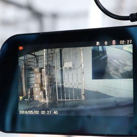 Retrovisor com Câmera Knup Kp-S103 Tela Lcd 4.3 Polegadas Câmera Frontal + Câmera de Ré Menor preço em Retrovisor com Câmera Knup Kp-S103 Tela Lcd 4.3 Polegadas Câmera Frontal + Câmera de Ré