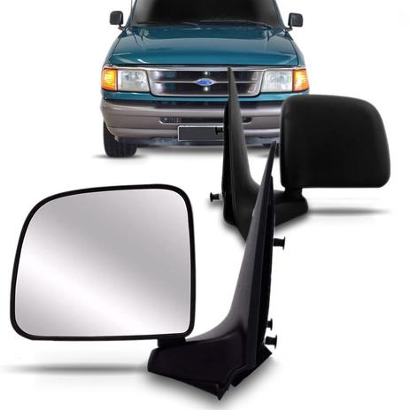 Retrovisor ford ranger 1993 a 1997 fixo - Sp acessórios Menor preço em Retrovisor ford ranger 1993 a 1997 fixo - Sp acessórios