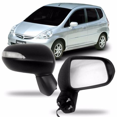Retrovisor Honda Fit com Pisca 2003 A 2008 - Sp acessórios Menor preço em Retrovisor Honda Fit com Pisca 2003 A 2008 - Sp acessórios