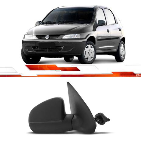 Retrovisor ld celta 2/4p 2000 ate 2006 preto com controle com espelho - Retrovex Menor preço em Retrovisor ld celta 2/4p 2000 ate 2006 preto com controle com espelho - Retrovex