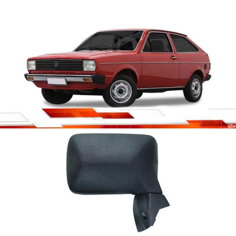 Retrovisor ld gol 1983 ate 1987 preto fixo com espelho - Retrovex Menor preço em Retrovisor ld gol 1983 ate 1987 preto fixo com espelho - Retrovex
