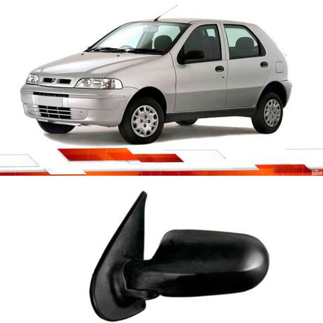 Retrovisor le palio fire 4p 2001 ate 2007 preto fixo com espelho - Retrovex Menor preço em Retrovisor le palio fire 4p 2001 ate 2007 preto fixo com espelho - Retrovex