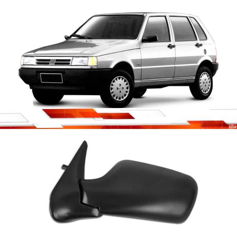 Retrovisor le uno fire 2p 2001 ate 2004 preto fixo com espelho - Retrovex Menor preço em Retrovisor le uno fire 2p 2001 ate 2004 preto fixo com espelho - Retrovex