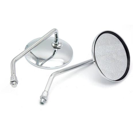 Retrovisor Mini Cg 125 Moto Ano 78 A 82 Aco Cromado Escovado Par - Dagonstin Menor preço em Retrovisor Mini Cg 125 Moto Ano 78 A 82 Aco Cromado Escovado Par - Dagonstin