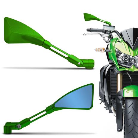 Retrovisor Moto Esportivo Similar Rizoma Tomok Aluminio Inteiro Verde Par - St Menor preço em Retrovisor Moto Esportivo Similar Rizoma Tomok Aluminio Inteiro Verde Par - St