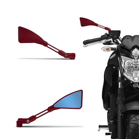 Retrovisor Moto Esportivo Similar Rizoma Tomok Aluminio Inteiro Vermelho Par - St Menor preço em Retrovisor Moto Esportivo Similar Rizoma Tomok Aluminio Inteiro Vermelho Par - St