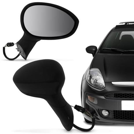 Retrovisor Punto 07 08 09 10 11 12 13 14 15 Preto com Controle - Retrovex Menor preço em Retrovisor Punto 07 08 09 10 11 12 13 14 15 Preto com Controle - Retrovex