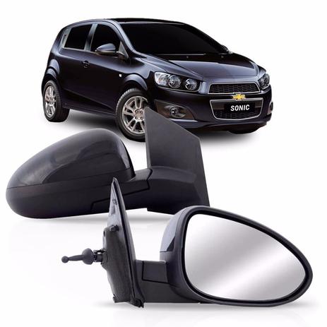 Retrovisor Sonic Chevrolet 2012 2013 Manual - Sp acessórios Menor preço em Retrovisor Sonic Chevrolet 2012 2013 Manual - Sp acessórios