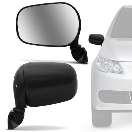 Retrovisor Universal Manual Bilateral com Espelho Preto sem Controle - Blawer Menor preço em Retrovisor Universal Manual Bilateral com Espelho Preto sem Controle - Blawer