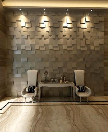 Revestimento 3D Board Placas 3d Painel 3D Alto Relevo - Rubik 50x50cm Fibra de Bambu Original - Innovarte3D Menor preço em Revestimento 3D Board Placas 3d Painel 3D Alto Relevo - Rubik 50x50cm Fibra de Bambu Original - Innovarte3D