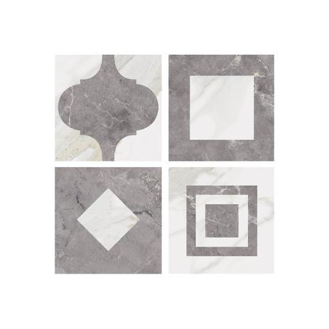 Revestimento Palace Bianco Kit com 10 Peças 20,5x20,5cm - Biancogres Menor preço em Revestimento Palace Bianco Kit com 10 Peças 20,5x20,5cm - Biancogres