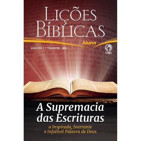 Revista - Lições Bíblicas Ebd 1º Trimestre Adulto Aluno Cpad Menor preço em Revista - Lições Bíblicas Ebd 1º Trimestre Adulto Aluno Cpad