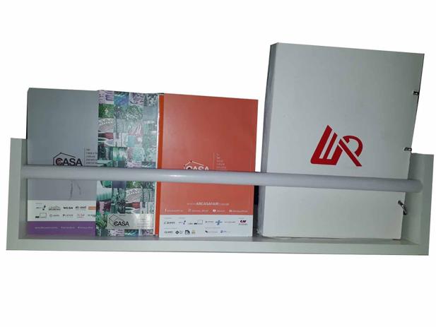 Revisteiro De Parede com Fixação Invisivel, Porta Condimentos Organibox Menor preço em Revisteiro De Parede com Fixação Invisivel, Porta Condimentos Organibox