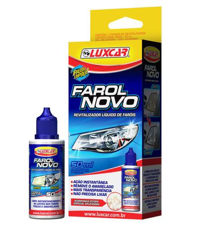 Revitalizador Líquido 50ml Farol Novo 4800 Luxcar Menor preço em Revitalizador Líquido 50ml Farol Novo 4800 Luxcar