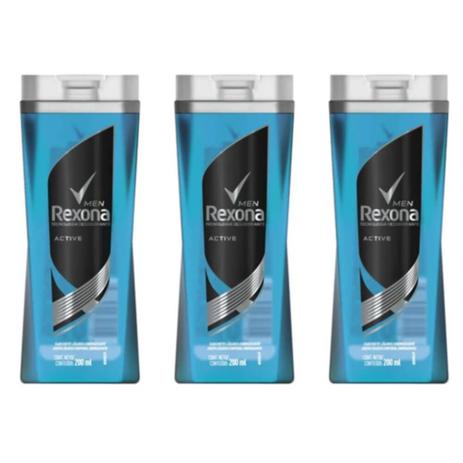 Rexona Active Fresh Sabonete Líquido 200ml (Kit C/03) Menor preço em Rexona Active Fresh Sabonete Líquido 200ml (Kit C/03)