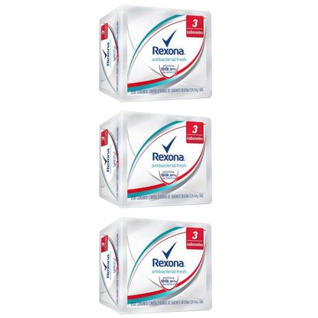 Rexona Antibacterial Fresh Sabonete 3x84g (Kit C/03) é boa?
