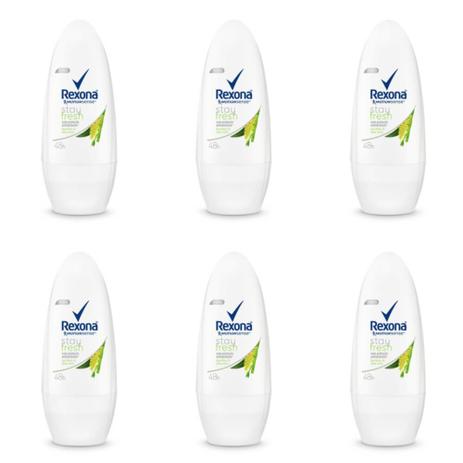 Rexona Bamboo Aloe Vera Desodorante Rollon Feminino 30ml (Kit C/06) Menor preço em Rexona Bamboo Aloe Vera Desodorante Rollon Feminino 30ml (Kit C/06)