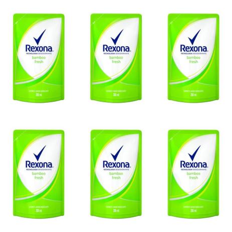 Rexona Bamboo Fresh Sabonete Líquido Refil 200ml (Kit C/06) Menor preço em Rexona Bamboo Fresh Sabonete Líquido Refil 200ml (Kit C/06)