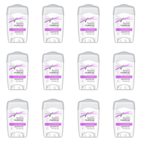 Rexona Clinical Women Desodorante Creme 48g (Kit C/12) Menor preço em Rexona Clinical Women Desodorante Creme 48g (Kit C/12)