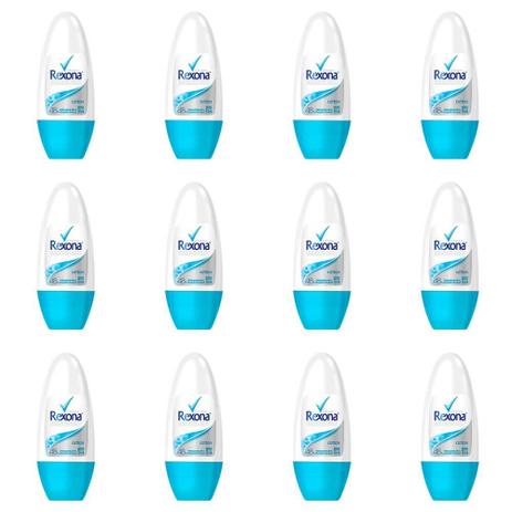 Rexona Cotton Desodorante Rollon Feminino 50ml (Kit C/12) Menor preço em Rexona Cotton Desodorante Rollon Feminino 50ml (Kit C/12)