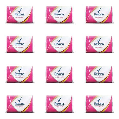 Rexona Orchid Fresh Sabonete 84g (Kit C/12) Menor preço em Rexona Orchid Fresh Sabonete 84g (Kit C/12)