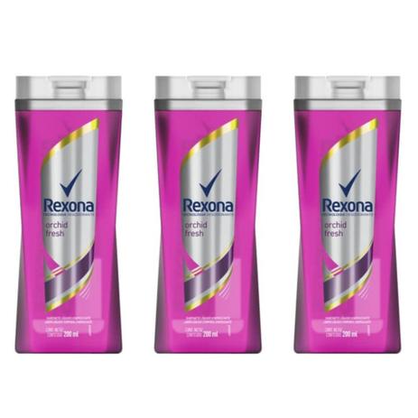 Rexona Orchid Fresh Sabonete Líquido 200ml (Kit C/03) Menor preço em Rexona Orchid Fresh Sabonete Líquido 200ml (Kit C/03)