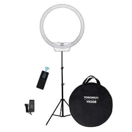 Ring Light Yongnuo Iluminador LED YN608 + Tripé 2 Metros - Tudoprafoto Menor preço em Ring Light Yongnuo Iluminador LED YN608 + Tripé 2 Metros - Tudoprafoto
