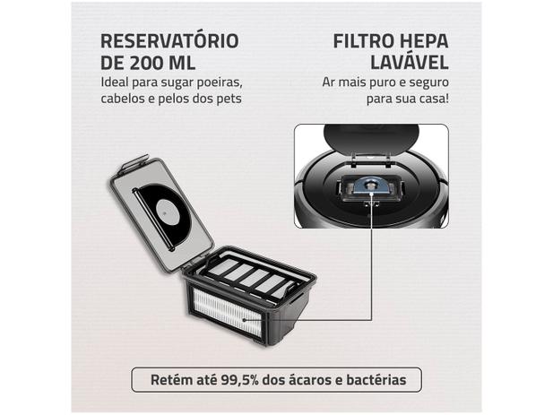 Robô Aspirador Inteligente Mondial RB-03 35W