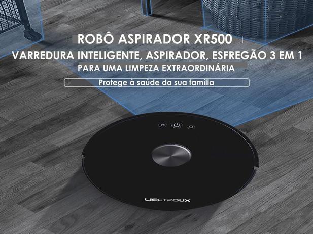 Robô Aspirador Liectroux XR500 Varre E Passa Pano Lançamento Menor preço em Robô Aspirador Liectroux XR500 Varre E Passa Pano Lançamento