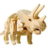 Robô dinossauro tricerátopo 3d montado - Robotime Menor preço em Robô dinossauro tricerátopo 3d montado - Robotime