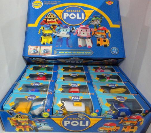 Robocar Poli Display Com 12 Carrinhos De Fricção Kit Coleção - Toys Menor preço em Robocar Poli Display Com 12 Carrinhos De Fricção Kit Coleção - Toys