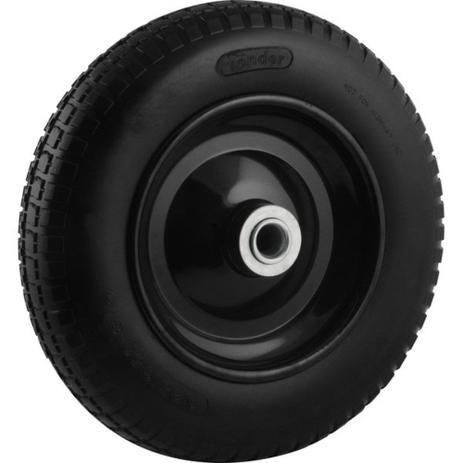 Roda completa com pneu maciço 1” x 8” - Vonder Menor preço em Roda completa com pneu maciço 1” x 8” - Vonder
