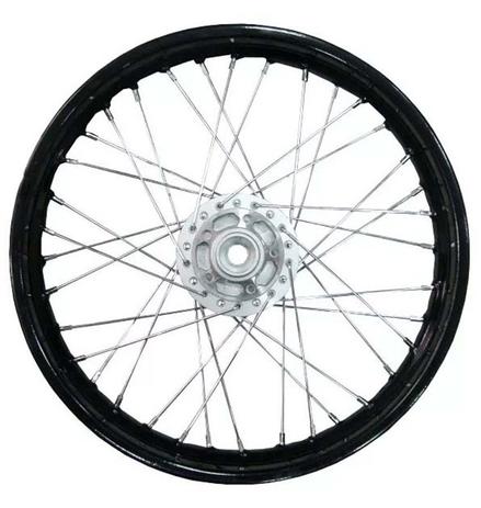 Roda Dianteira Titan 150 Fan 150 2004 a 2013 Disco Aro Preto + Largo - Serjão parts Menor preço em Roda Dianteira Titan 150 Fan 150 2004 a 2013 Disco Aro Preto + Largo - Serjão parts