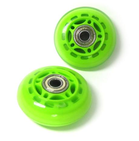 Roda Rodinha de Patins Pequena Kit 2 Unidades Verde (RA-A) - Braslu Menor preço em Roda Rodinha de Patins Pequena Kit 2 Unidades Verde (RA-A) - Braslu