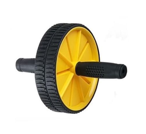 Roda Rolo Exercicios Abdominal Lombar Exercise Wheel + Apoio - Amarelo - Horizonte é boa?