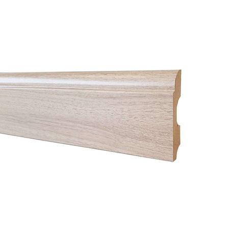 Rodapé de Mdf Durafloor Clean Milão 80mm x 15mm x 2100mm Menor preço em Rodapé de Mdf Durafloor Clean Milão 80mm x 15mm x 2100mm