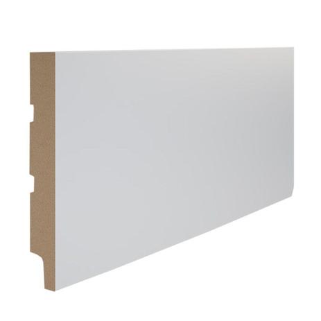Rodapé de MDF Durafloor Essencial E-05 Branca Polar 150mm x 18mm x 2100mm Menor preço em Rodapé de MDF Durafloor Essencial E-05 Branca Polar 150mm x 18mm x 2100mm